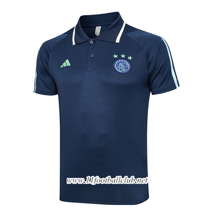 Polo Foot Ajax Bleu Marine 2023/2024