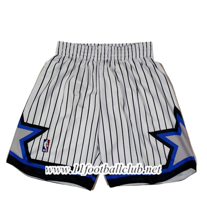 Shorts NBA Orlando Magic 2023/24 Blanc/Noir/Bleu