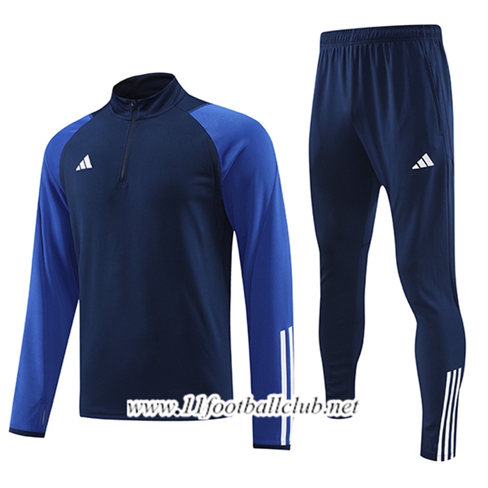 Ensemble Survetement de Foot Adidas Bleu Marine 2023/2024 -03