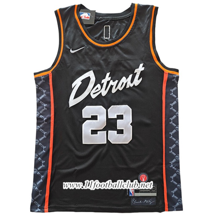 Maillot Detroit Pistons (IVEY #23) 2023/24 Noir