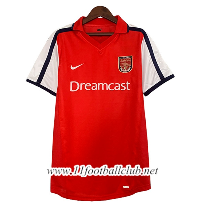 Maillot de Foot Arsenal Retro Domicile 2001/2002