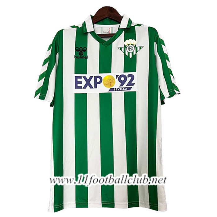 Maillot de Foot Real Betis Retro Domicile 1988/1989