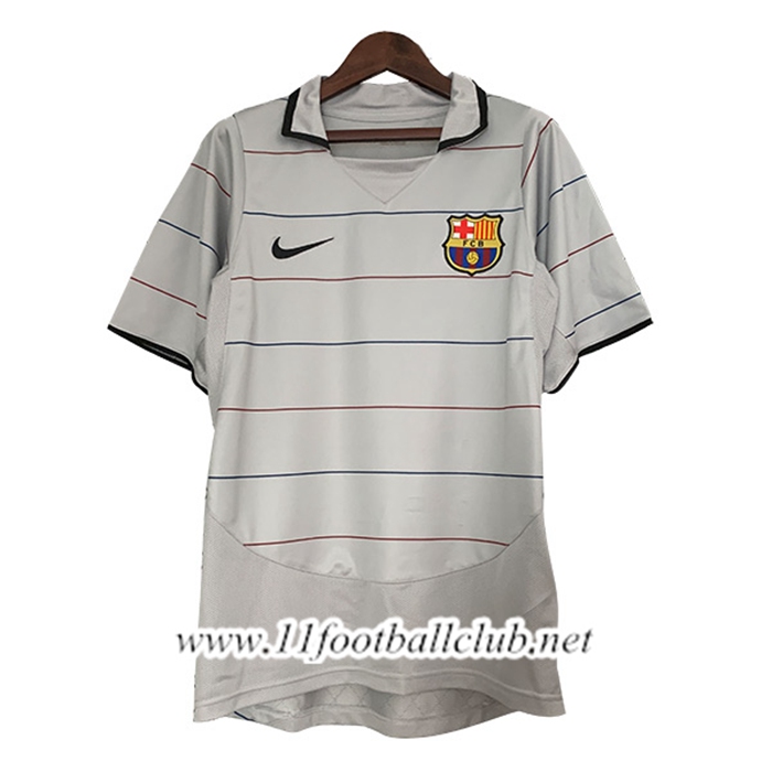 Maillot de Foot FC Barcelone Retro Exterieur 2003/2004