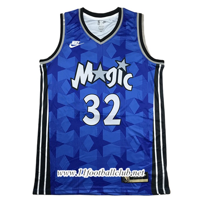 Maillot Orlando Magic (O'NEAL #32) 2024/25 Bleu/Noir/Blanc