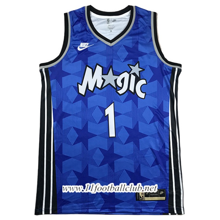 Maillot Orlando Magic (McGRADY #1) 2024/25 Bleu/Noir/Blanc