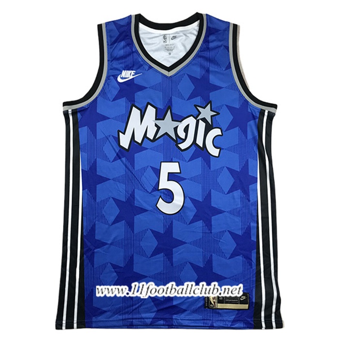 Maillot Orlando Magic (BANCHERO #5) 2024/25 Bleu/Noir/Blanc