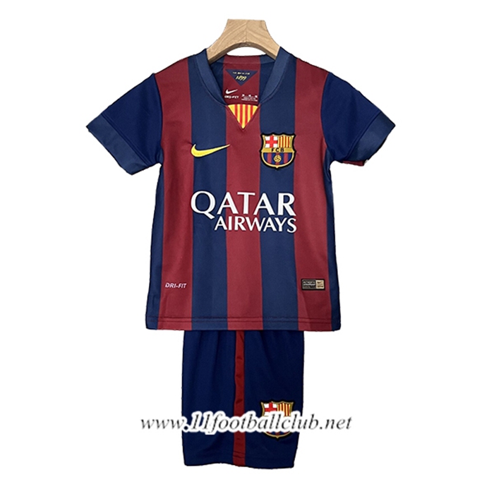 Maillot de Foot FC Barcelone Retro Enfant Domicile 2014/2015