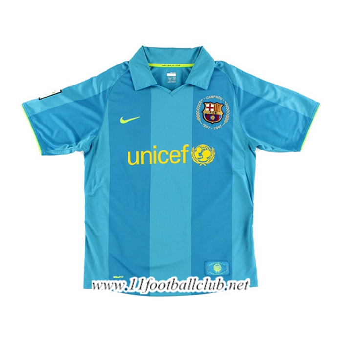 Maillot de Foot FC Barcelone Retro Enfant Exterieur 2007/2008