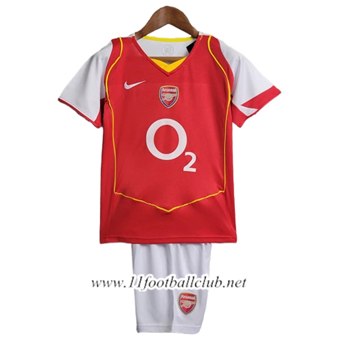 Maillot de Foot Arsenal Retro Enfant Domicile 2004/2005