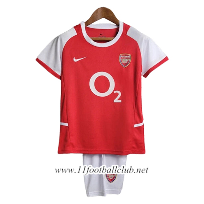 Maillot de Foot Arsenal Retro Enfant Domicile 2002/2004