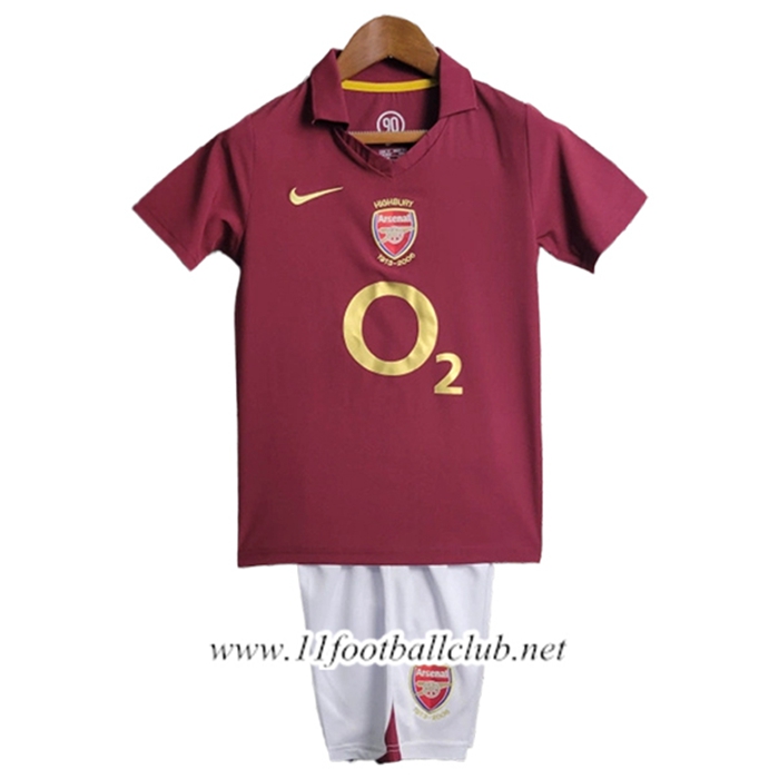 Maillot de Foot Arsenal Retro Enfant Domicile 2005/2006