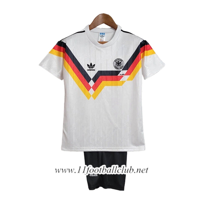 Maillot de Foot Allemagne Retro Enfant Domicile 1992