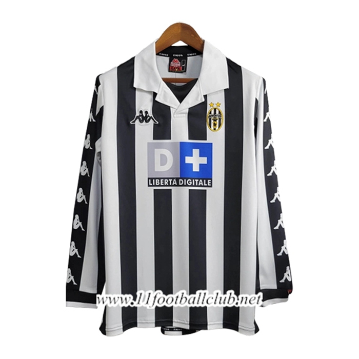 Maillot de Foot Juventus Retro Domicile Manches Longues 1999/2000