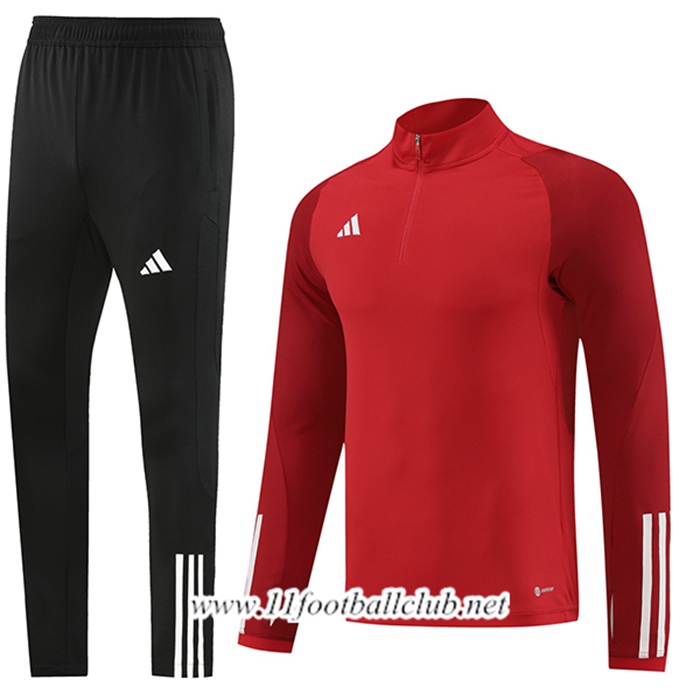 Ensemble Survetement de Foot Adidas Rouge 2024/2025