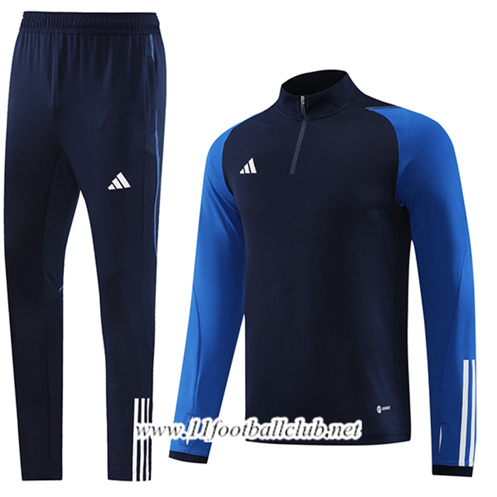 Ensemble Survetement de Foot Adidas Bleu Foncé 2024/2025
