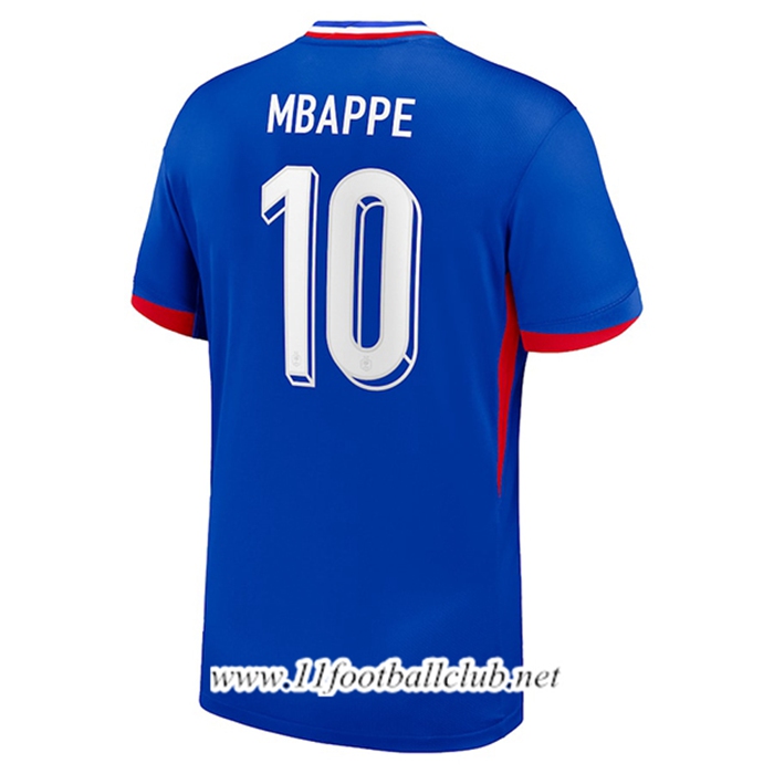 Maillot Equipe Foot France (MBAPPE #10) 2024/2025 Domicile