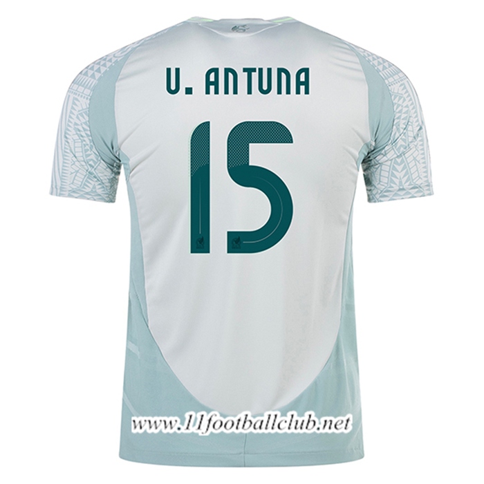 Maillot Equipe Foot Mexique (U.ANTUNA #15) 2024/2025 Exterieur