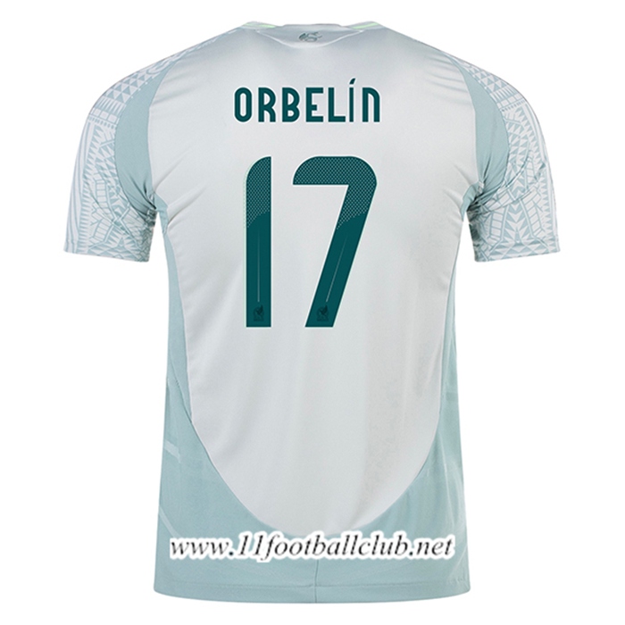 Maillot Equipe Foot Mexique (ORBELIN #17) 2024/2025 Exterieur