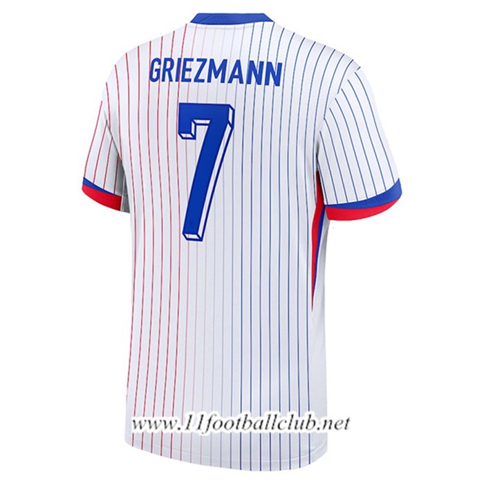 Maillot Equipe Foot France (GRIEZMANN #7) 2024/2025 Exterieur