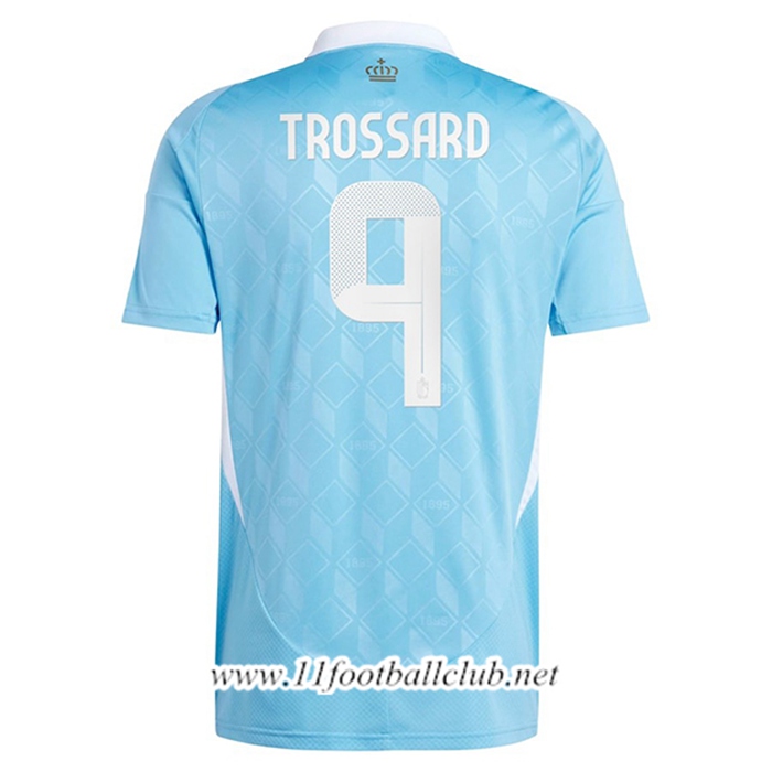 Maillot Equipe Foot Belgique (TROSSARD #9) 2024/2025 Exterieur