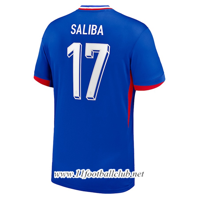 Maillot Equipe Foot France (SALIBA #17) 2024/2025 Domicile