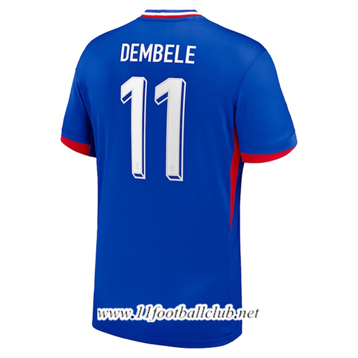 Maillot Equipe Foot France (DEMBELE #11) 2024/2025 Domicile