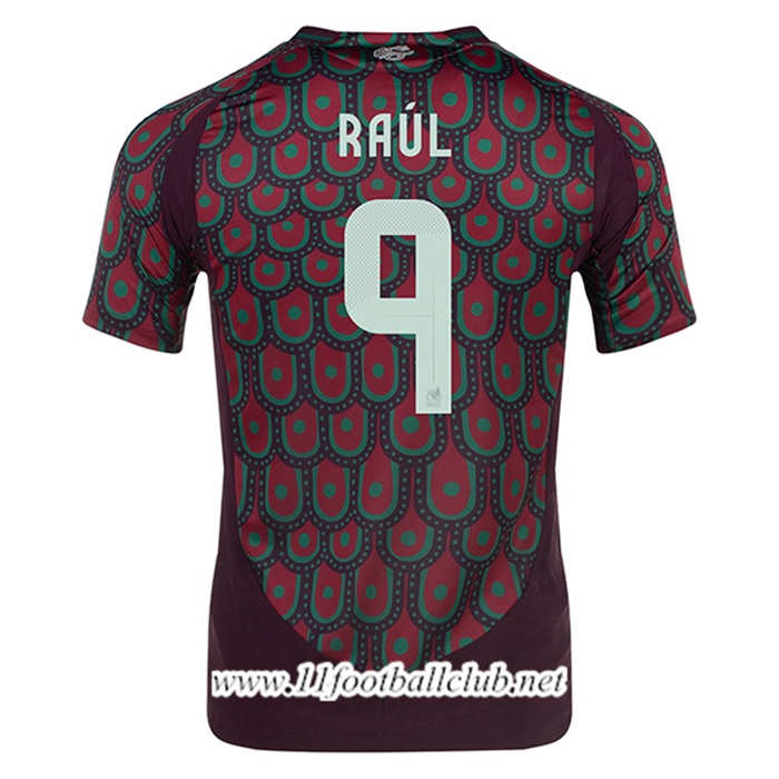 Maillot Equipe Foot Mexique (RAUL #9) 2024/2025 Domicile