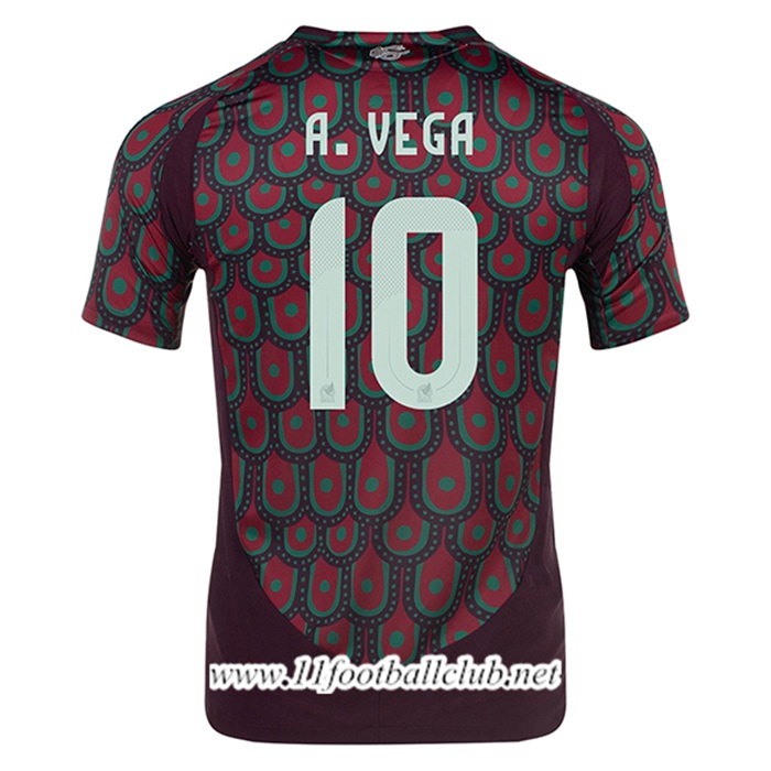 Maillot Equipe Foot Mexique (A.VEGA #10) 2024/2025 Domicile