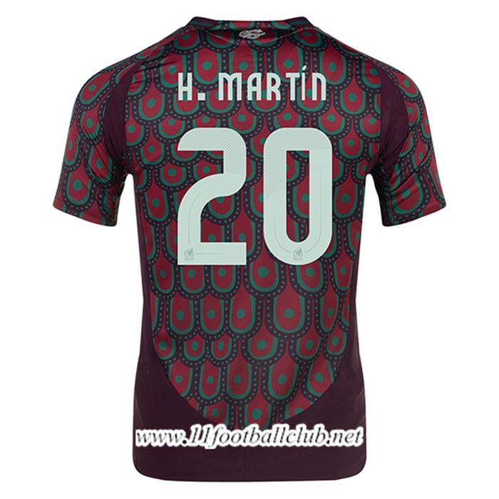 Maillot Equipe Foot Mexique (H.MARTIN #20) 2024/2025 Domicile