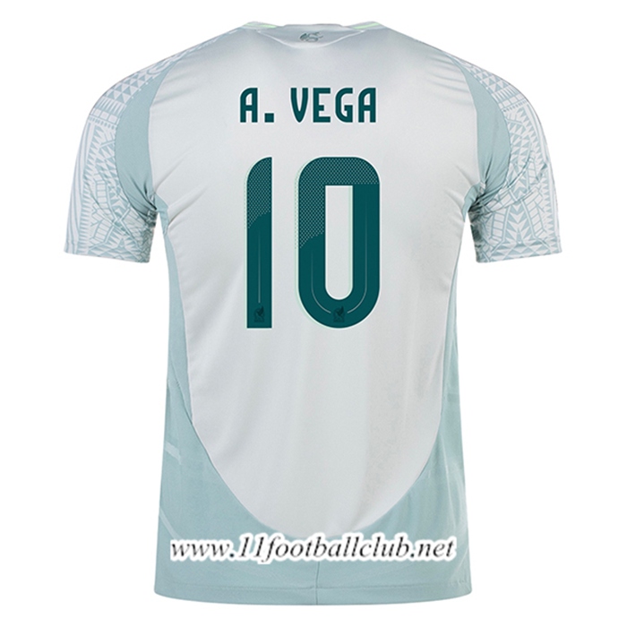 Maillot Equipe Foot Mexique (A.VEGA #10) 2024/2025 Exterieur