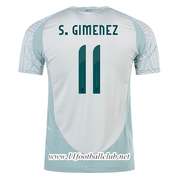 Maillot Equipe Foot Mexique (S.GIMENEZ #11) 2024/2025 Exterieur