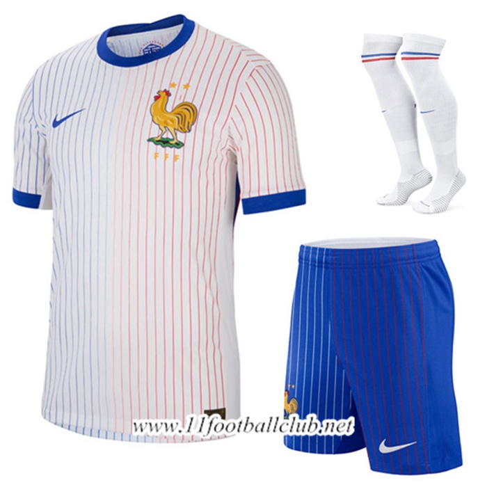 Ensemble Maillot France Exterieur (Short + Chaussettes) 2024/2025