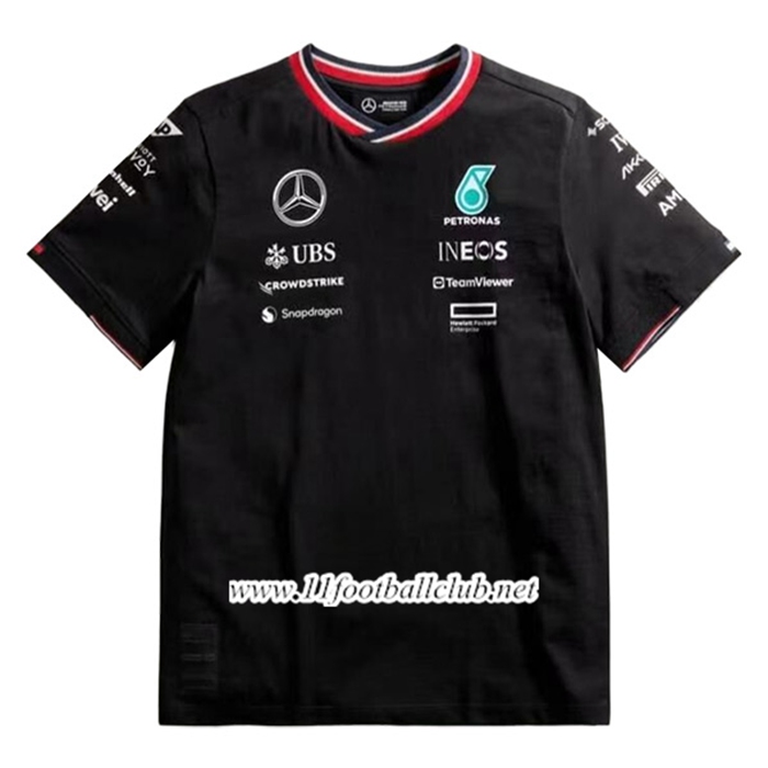 T-Shirt F1 Mercedes Benz Team Noir 2024