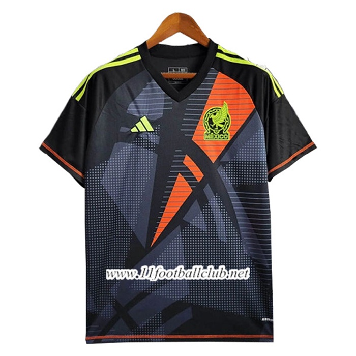 Maillot Equipe Foot Mexique Gardien de But Noir 2024/2025