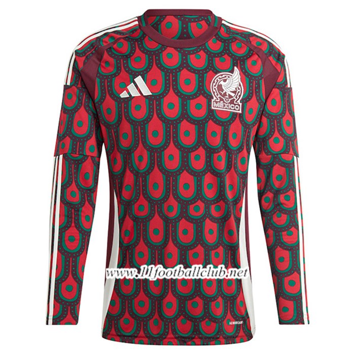 Maillot Equipe Foot Mexique Manches Longues Domicile 2024/2025