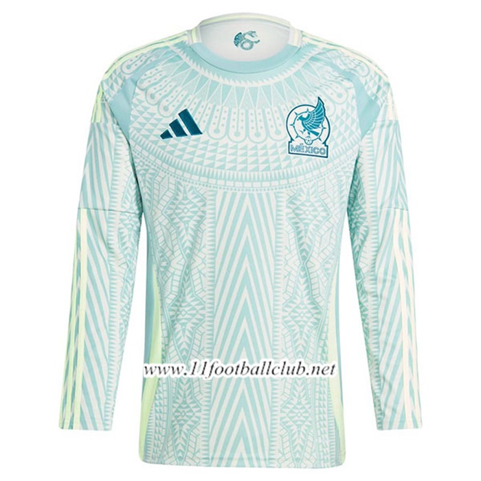 Maillot Equipe Foot Mexique Manches Longues Exterieur 2024/2025