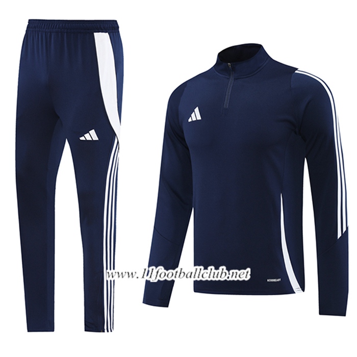 Ensemble Survetement de Foot Adidas Bleu Foncé 2024/2025