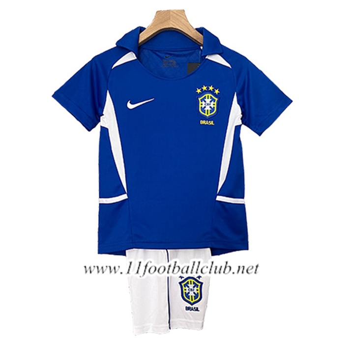Maillot de Foot Bresil Retro Enfant Exterieur 2000
