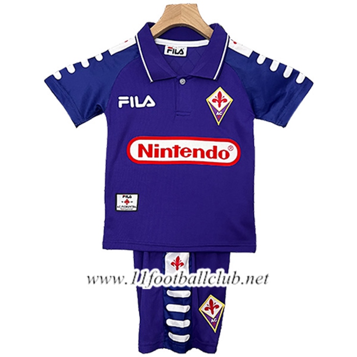 Maillot de Foot ACF Fiorentina Retro Enfant Domicile 1998/1999