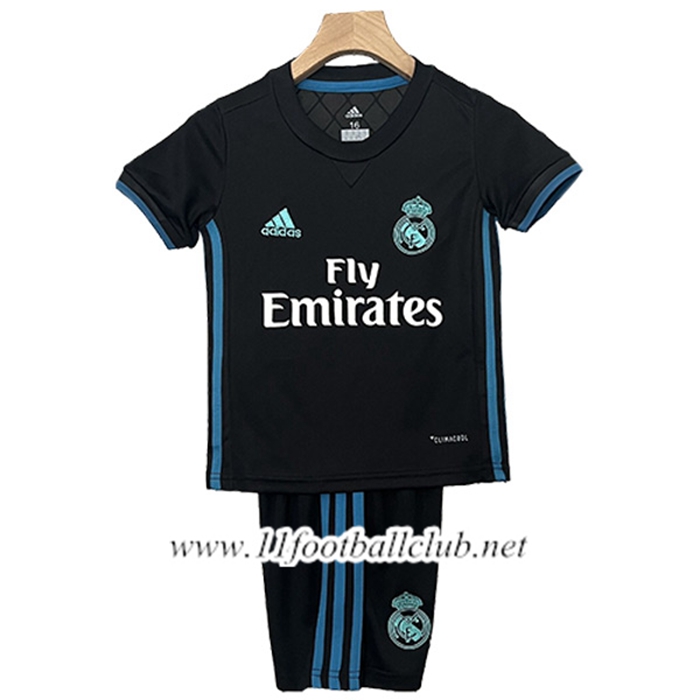 Maillot de Foot Real Madrid Retro Enfant Exterieur 2017/2018