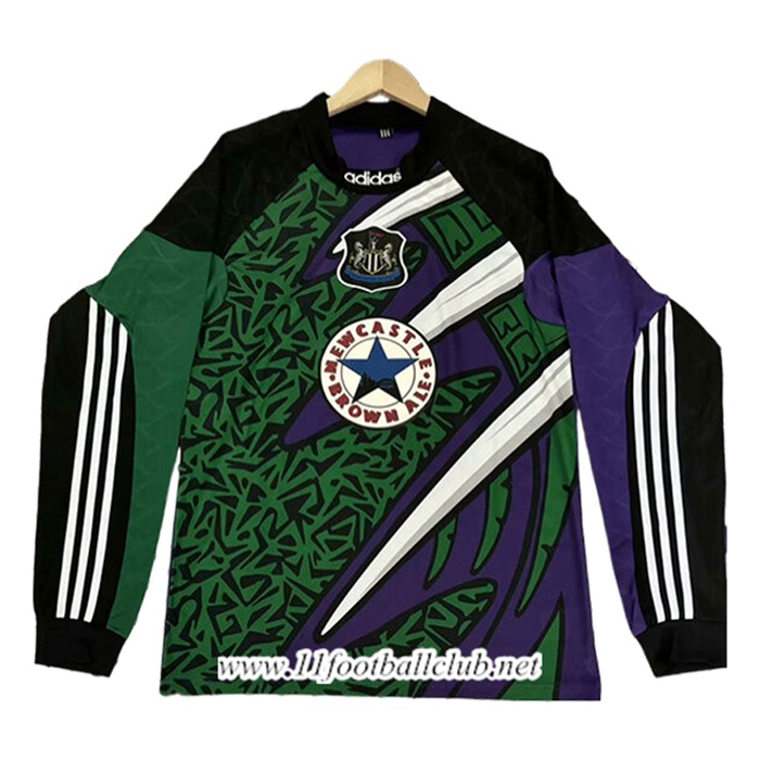 Maillot de Foot Newcastle United Retro Manches Longues Pourpre 1995/1996