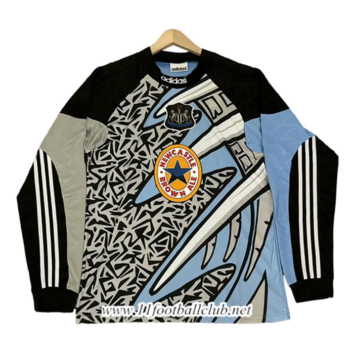 Maillot de Foot Newcastle United Retro Manches Longues Bleu 1995/1996