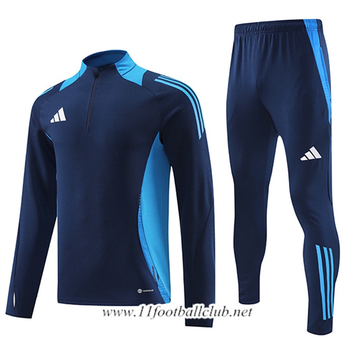 Ensemble Survetement de Foot Adidas Bleu Royal 2024/2025