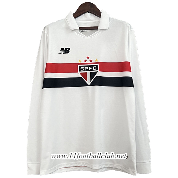 Maillot de Foot Sao Paulo FC Domicile Manches Longues 2024/2025