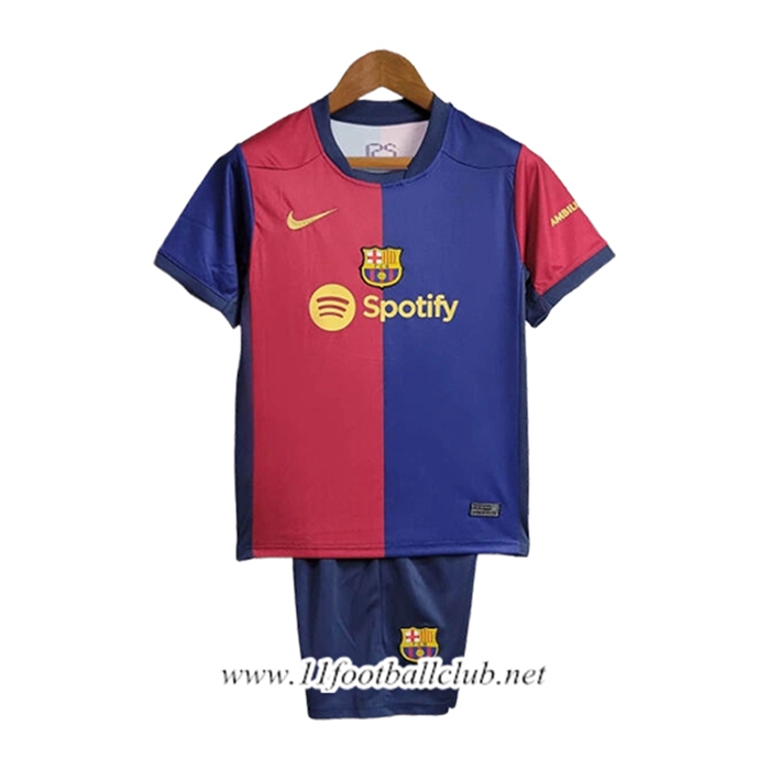 Maillot de Foot Barcelone Enfant Domicile 2024/2025