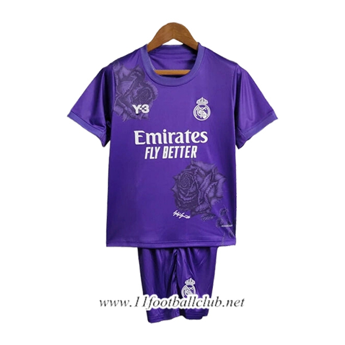 Maillot de Foot Real Madrid Y3 Enfant Special Edition Pourpre 2024/2025