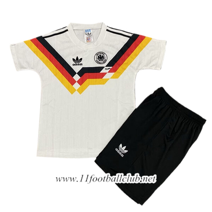 Maillot de Foot Allemagne Retro Enfant Domicile 1990