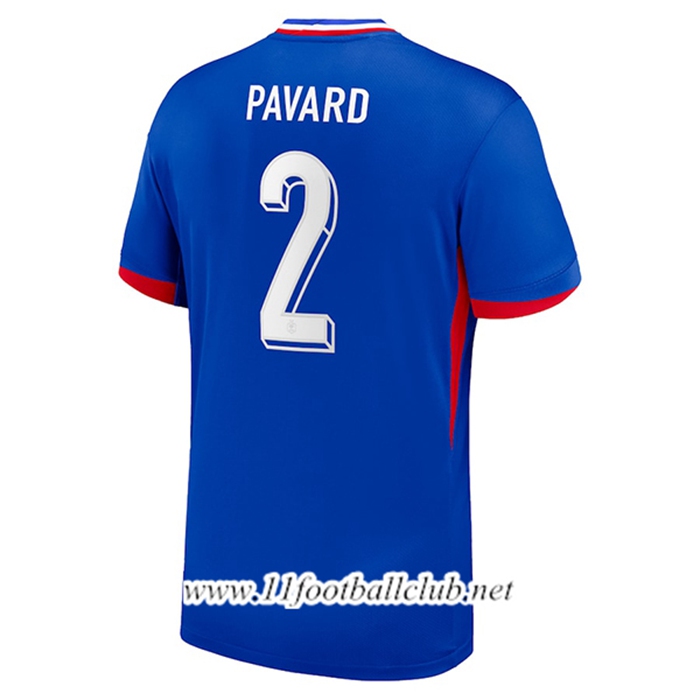 Maillot Equipe Foot france (PAVARD #2) 2024/2025 Domicile