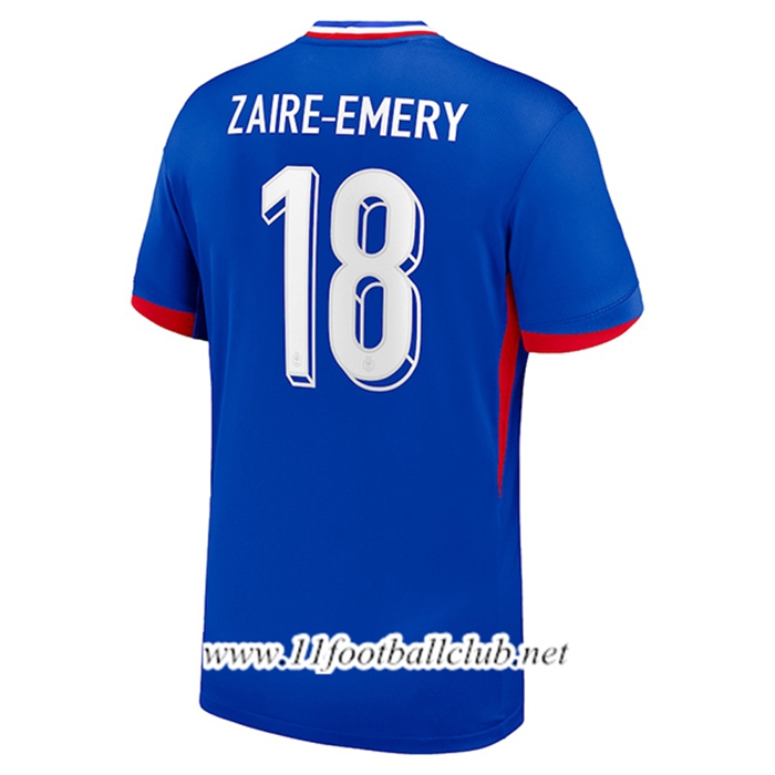 Maillot Equipe Foot france (ZAIRE-EMERY #18) 2024/2025 Domicile