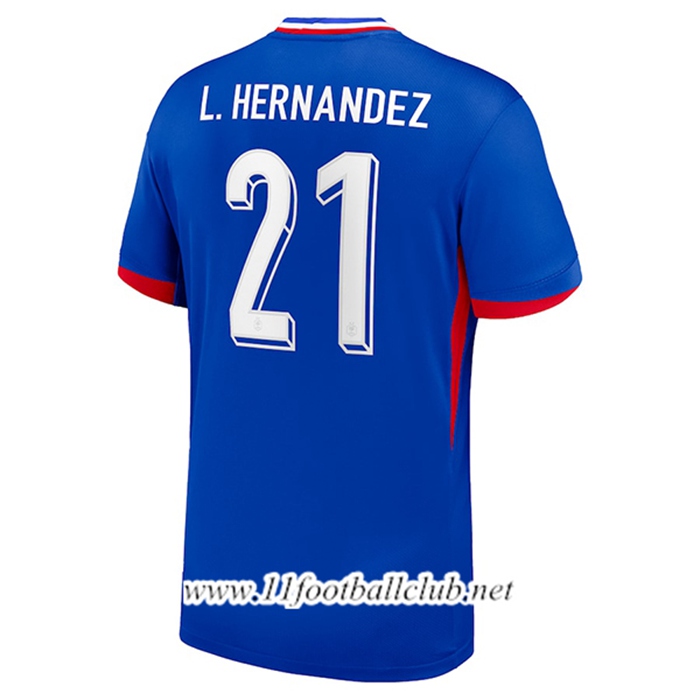 Maillot Equipe Foot france (L. HERNANDEZ #21) 2024/2025 Domicile